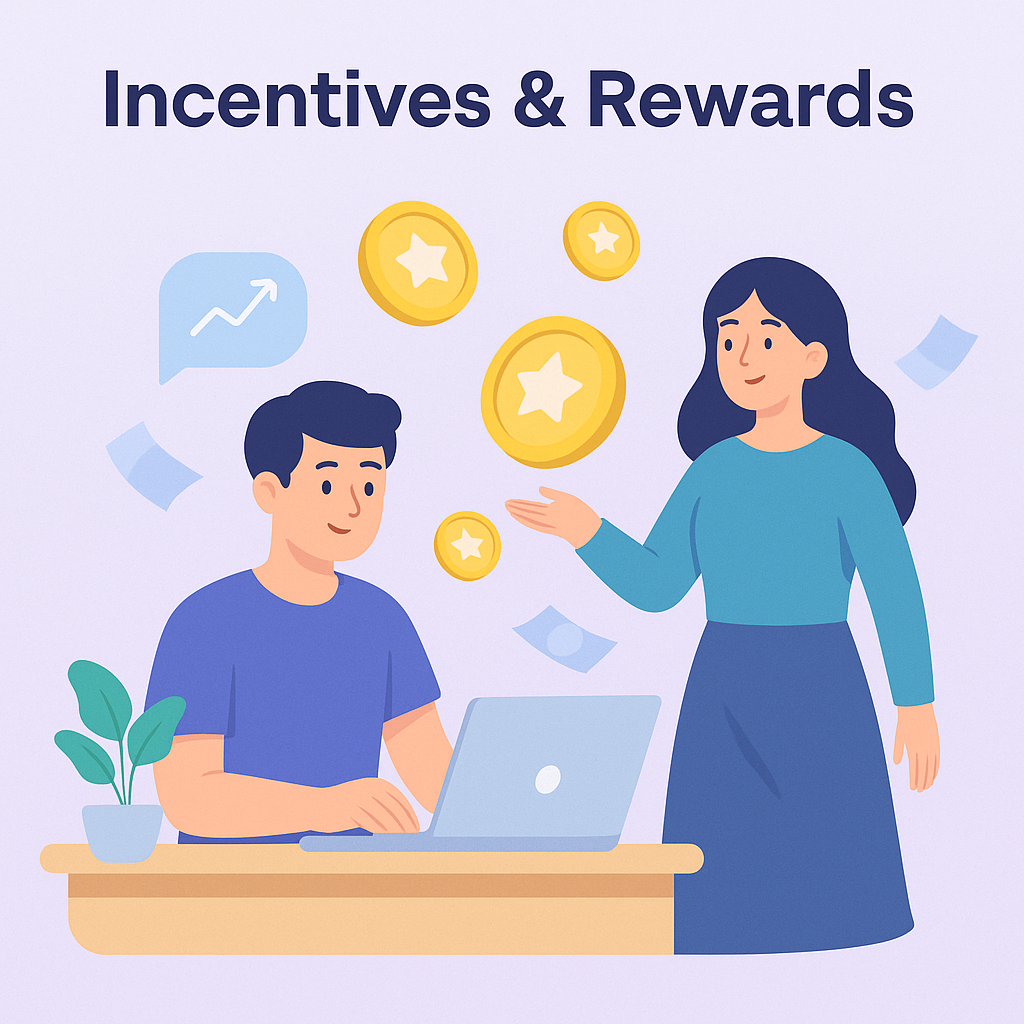Ilustración incentivos y recompensas